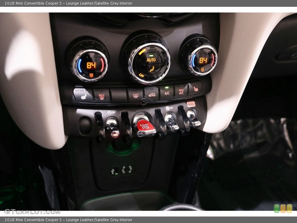 Lounge Leather/Satellite Grey Interior Controls for the 2018 Mini Convertible Cooper S #140084786