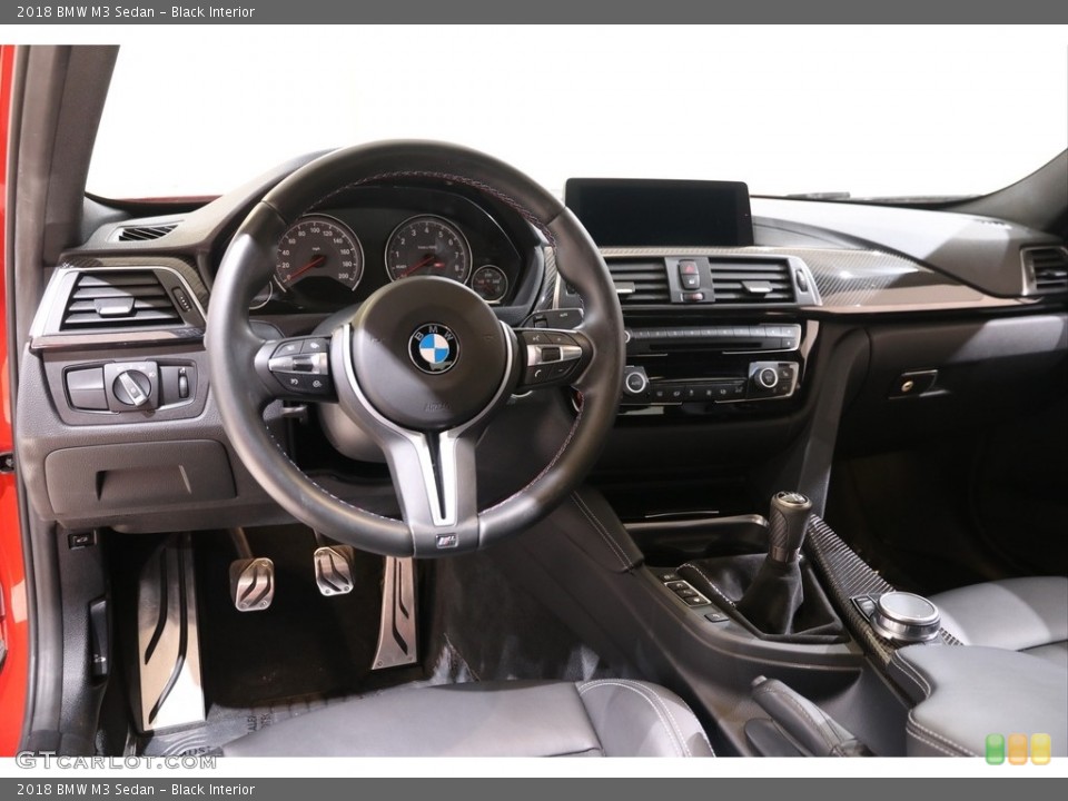 Black Interior Dashboard for the 2018 BMW M3 Sedan #140085068