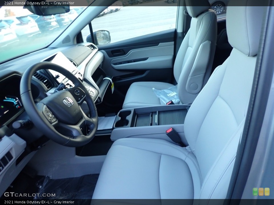 Gray 2021 Honda Odyssey Interiors