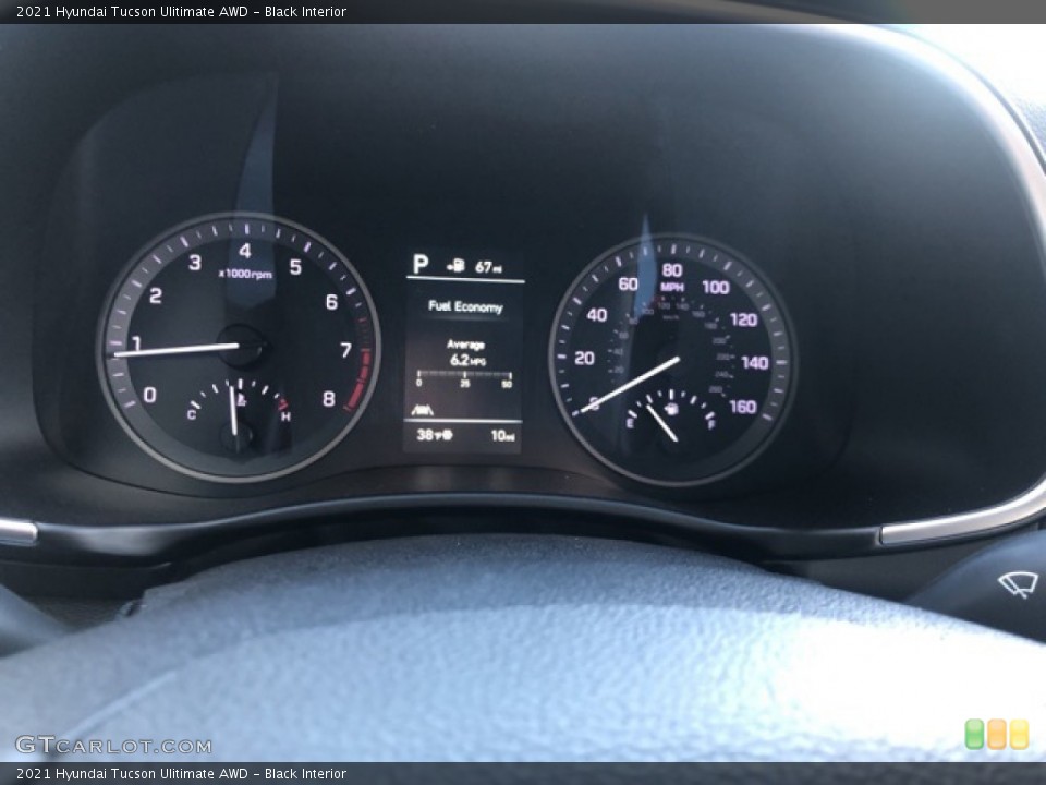 Black Interior Gauges for the 2021 Hyundai Tucson Ulitimate AWD #140085329