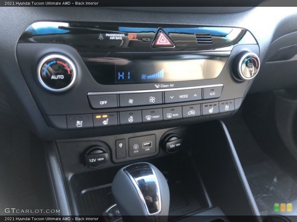 Black Interior Controls for the 2021 Hyundai Tucson Ulitimate AWD #140085364