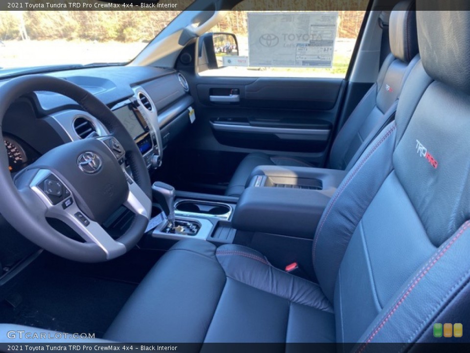 Black Interior Photo for the 2021 Toyota Tundra TRD Pro CrewMax 4x4 #140086496