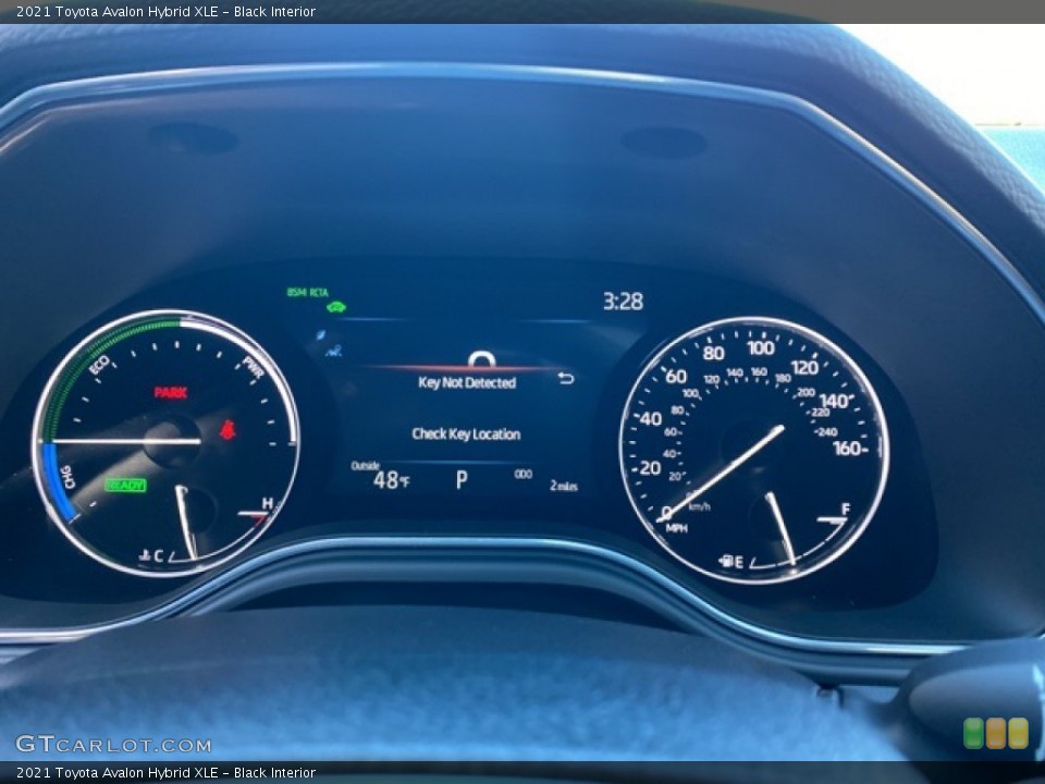 Black Interior Gauges for the 2021 Toyota Avalon Hybrid XLE #140087861