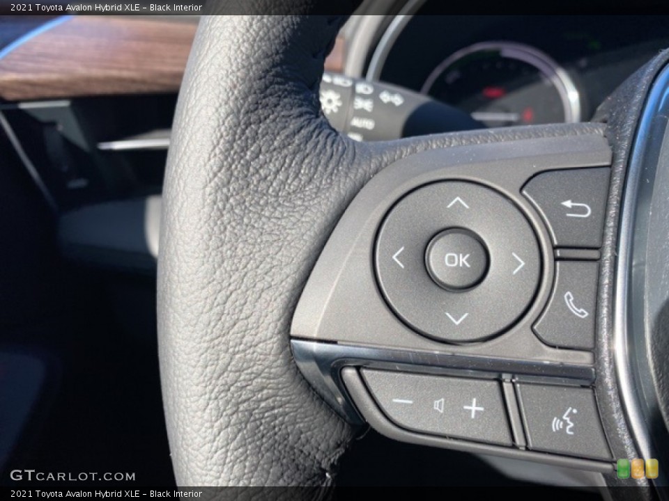 Black Interior Steering Wheel for the 2021 Toyota Avalon Hybrid XLE #140087864