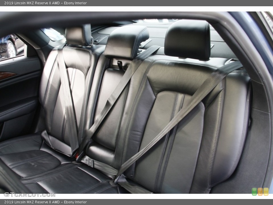 Ebony Interior Rear Seat for the 2019 Lincoln MKZ Reserve II AWD #140088847