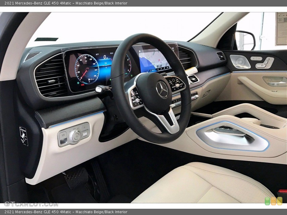 Macchiato Beige/Black Interior Photo for the 2021 Mercedes-Benz GLE 450 4Matic #140089231