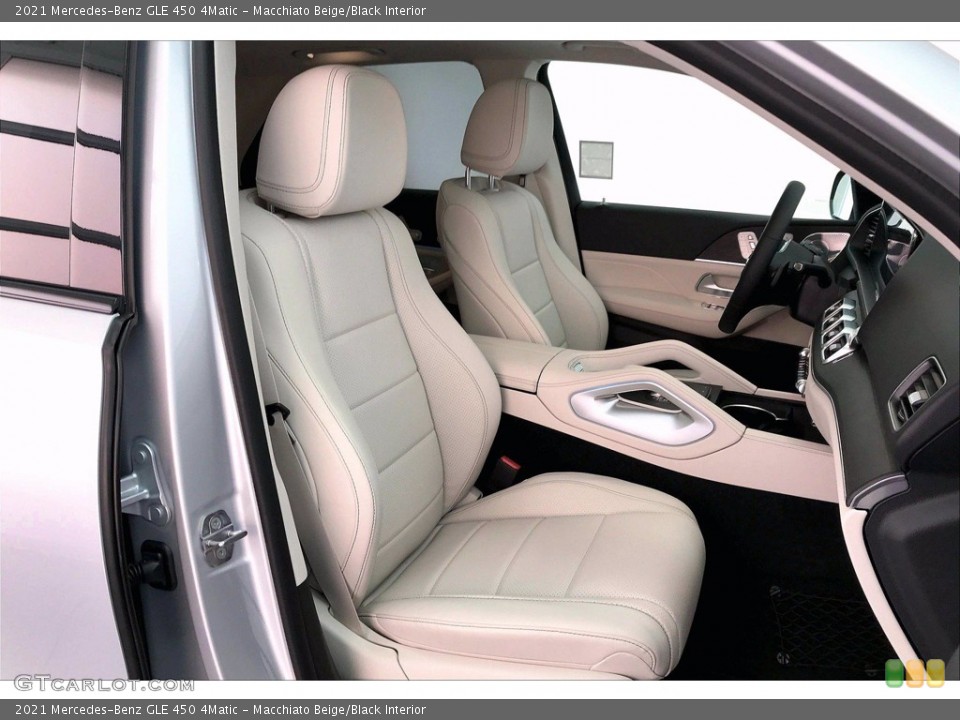Macchiato Beige/Black Interior Front Seat for the 2021 Mercedes-Benz GLE 450 4Matic #140089255