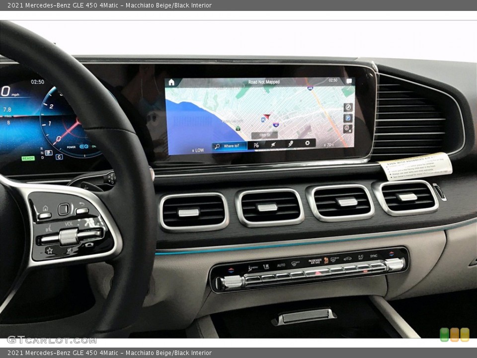 Macchiato Beige/Black Interior Controls for the 2021 Mercedes-Benz GLE 450 4Matic #140089280