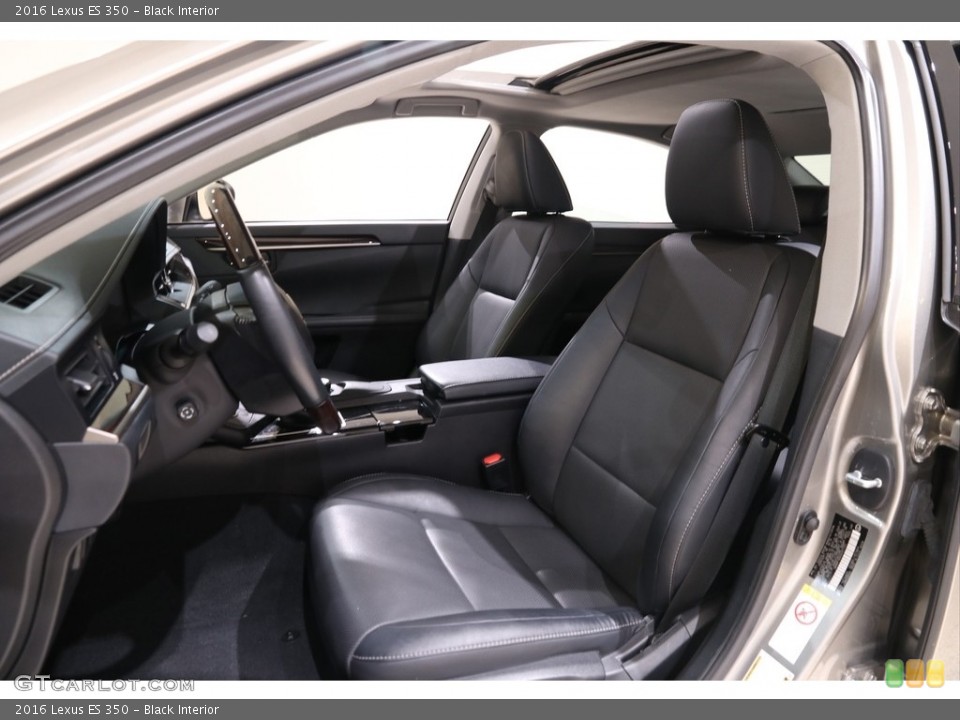 Black Interior Front Seat for the 2016 Lexus ES 350 #140089861