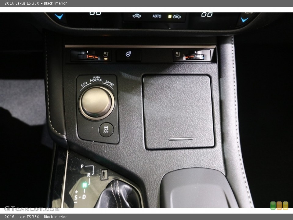 Black Interior Controls for the 2016 Lexus ES 350 #140090142