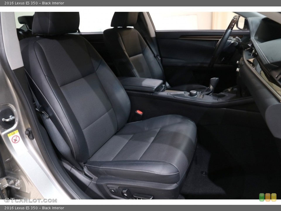 Black Interior Front Seat for the 2016 Lexus ES 350 #140090164