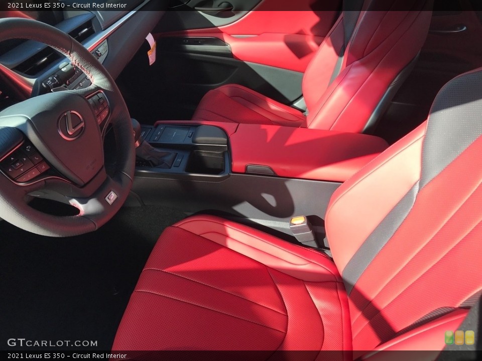 Circuit Red Interior Front Seat for the 2021 Lexus ES 350 #140090353