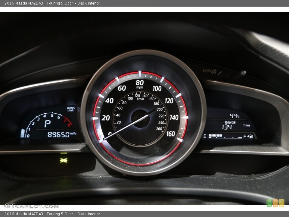 Black Interior Gauges for the 2016 Mazda MAZDA3 i Touring 5 Door #140090374