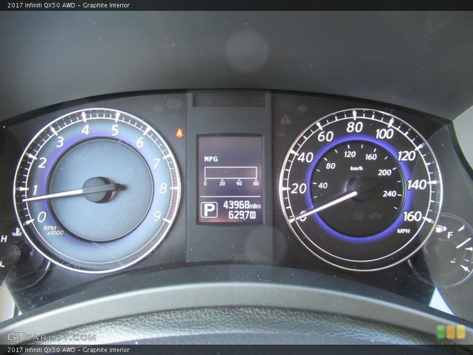 Graphite Interior Gauges for the 2017 Infiniti QX50 AWD #140090470