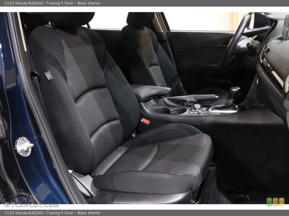 Black Interior Front Seat for the 2016 Mazda MAZDA3 i Touring 5 Door #140090522