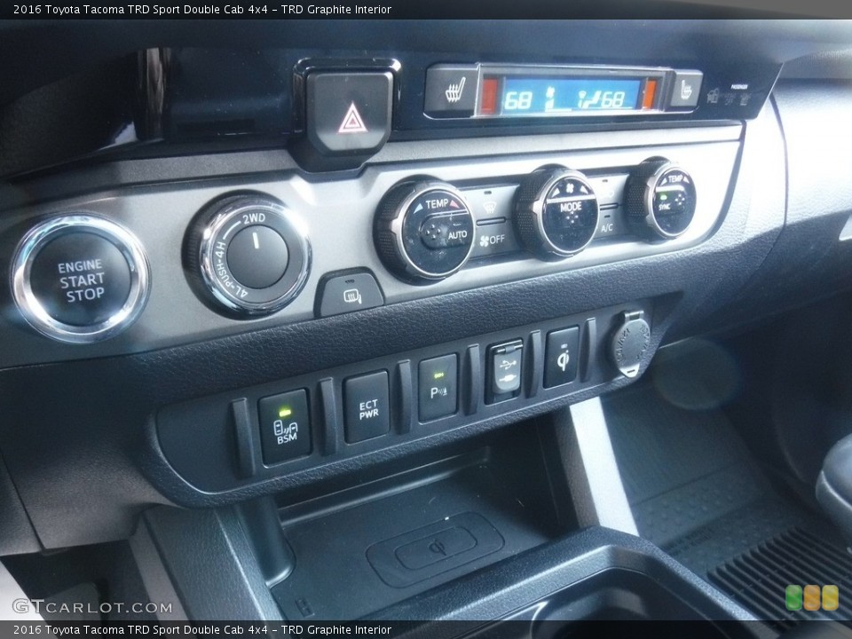 TRD Graphite Interior Controls for the 2016 Toyota Tacoma TRD Sport Double Cab 4x4 #140091186