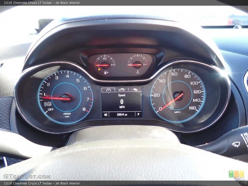 Jet Black Interior Gauges for the 2016 Chevrolet Cruze LT Sedan #140093251