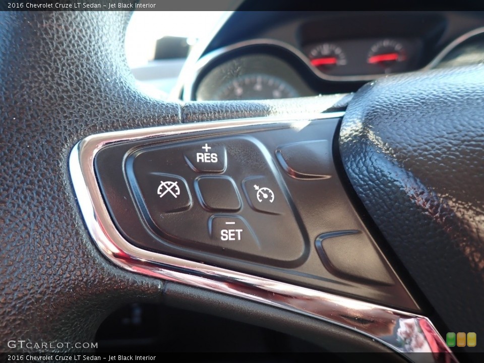 Jet Black Interior Steering Wheel for the 2016 Chevrolet Cruze LT Sedan #140093298