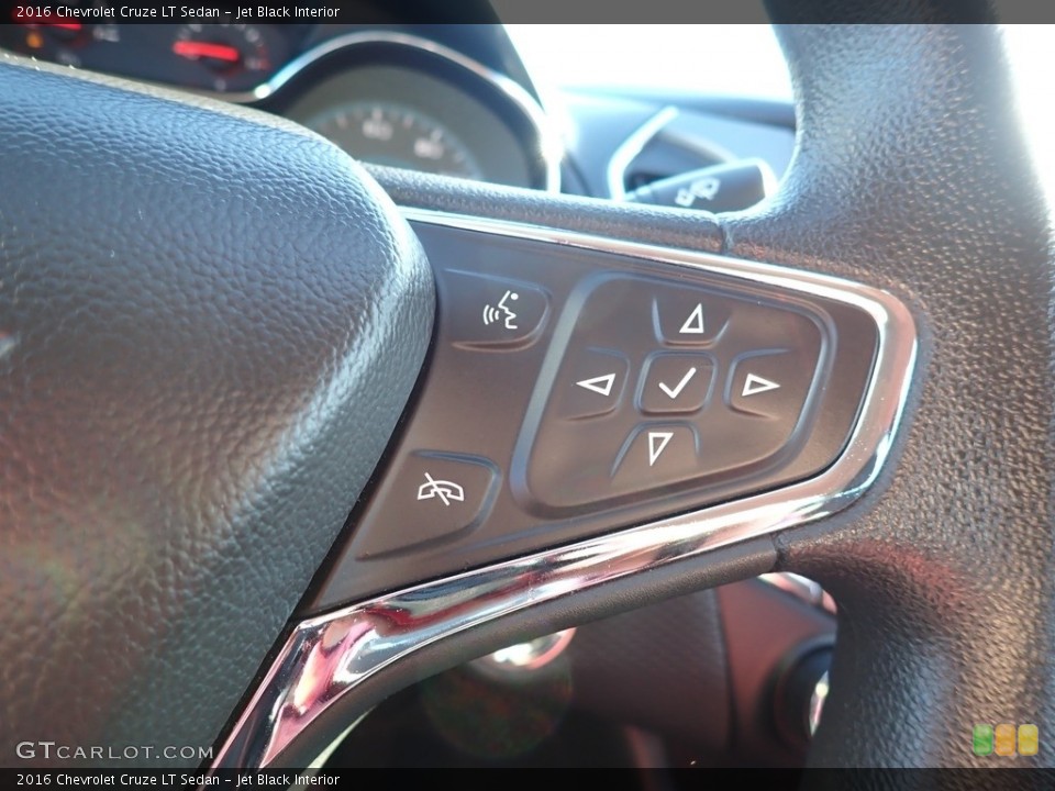 Jet Black Interior Steering Wheel for the 2016 Chevrolet Cruze LT Sedan #140093311
