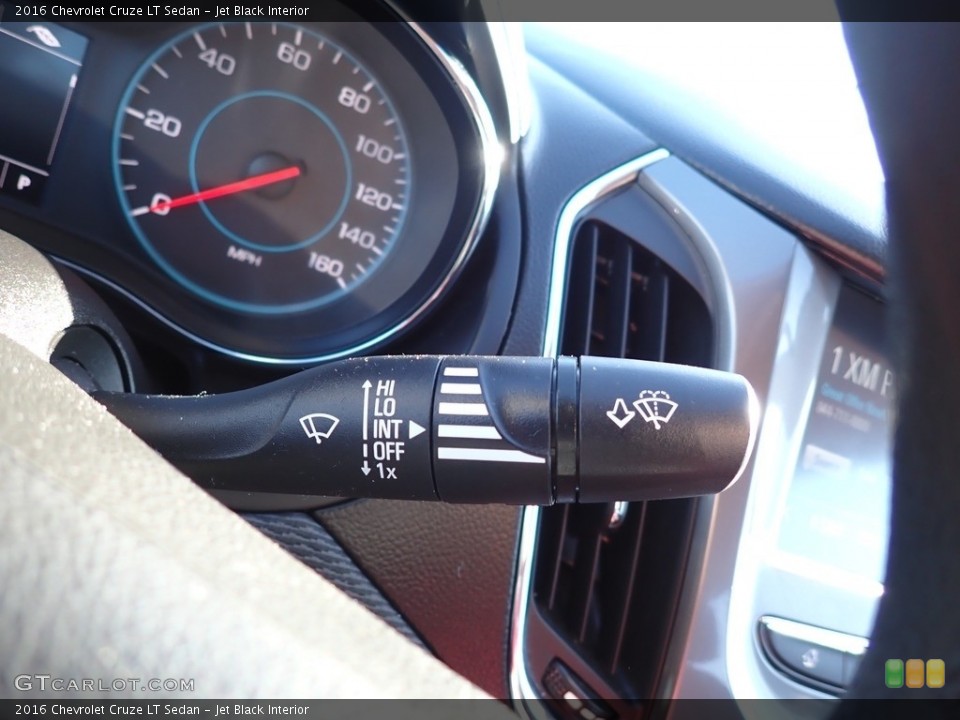 Jet Black Interior Controls for the 2016 Chevrolet Cruze LT Sedan #140093323