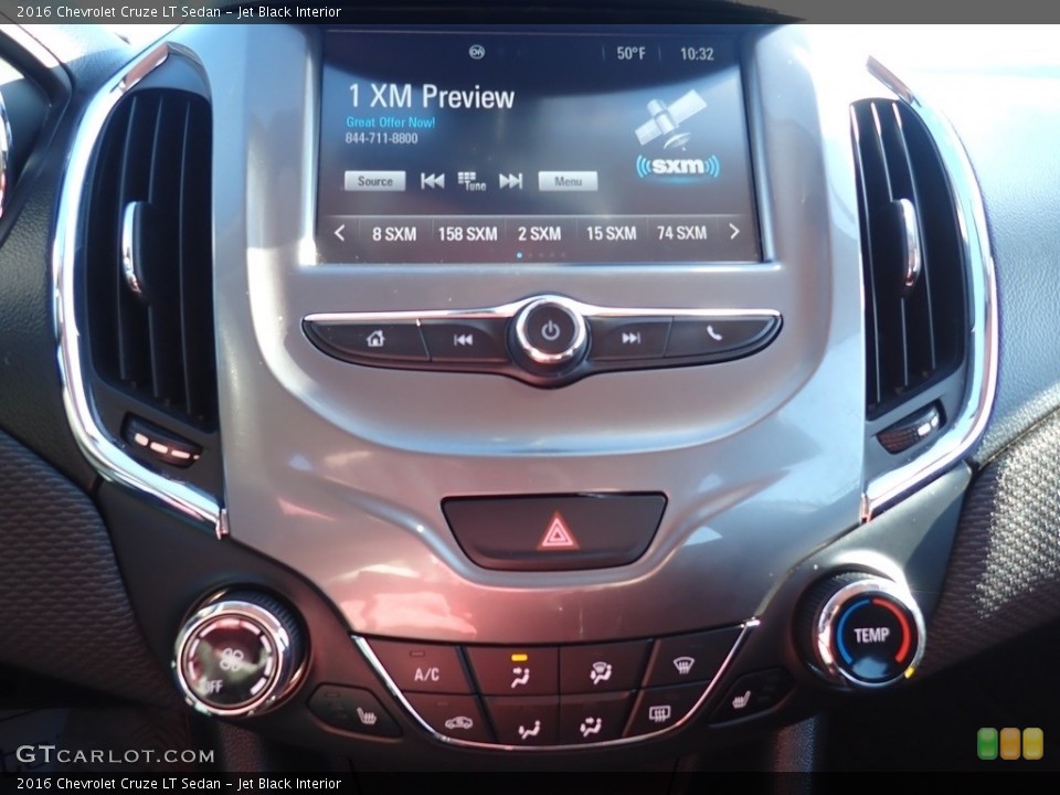 Jet Black Interior Controls for the 2016 Chevrolet Cruze LT Sedan #140093335