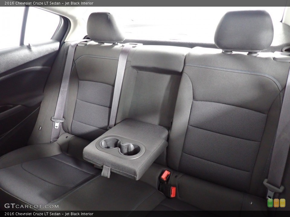 Jet Black Interior Rear Seat for the 2016 Chevrolet Cruze LT Sedan #140093381