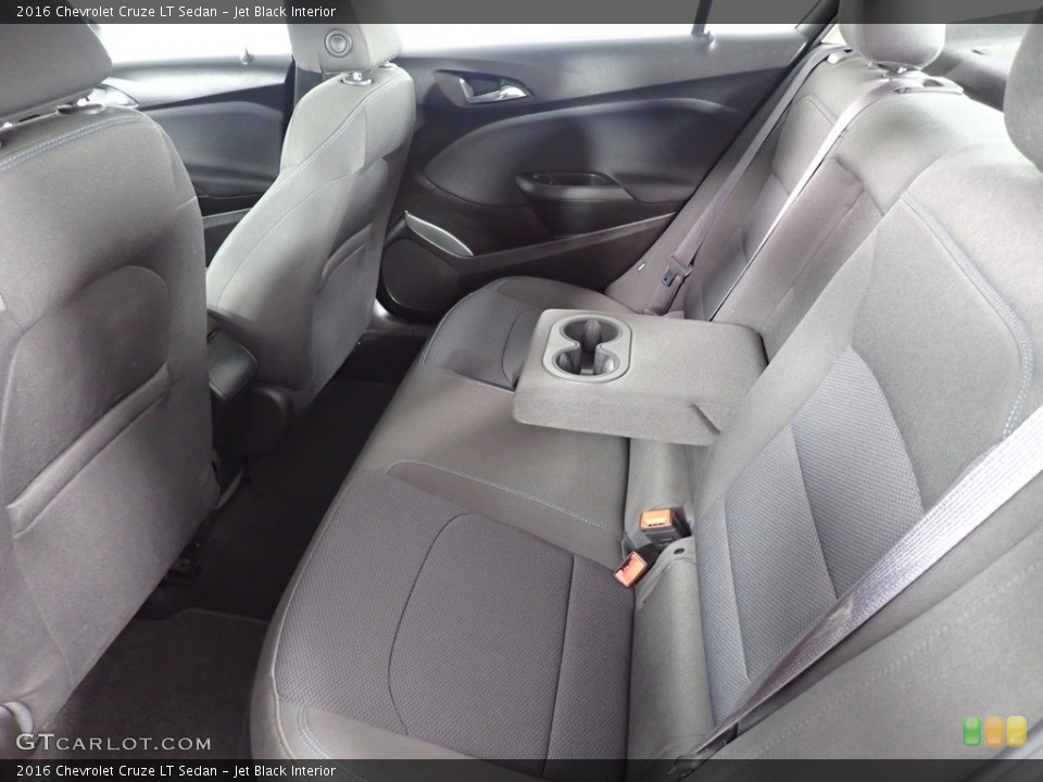 Jet Black Interior Rear Seat for the 2016 Chevrolet Cruze LT Sedan #140093410