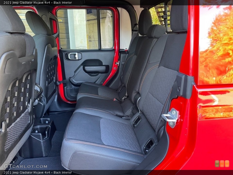 Black Interior Rear Seat for the 2021 Jeep Gladiator Mojave 4x4 #140097408