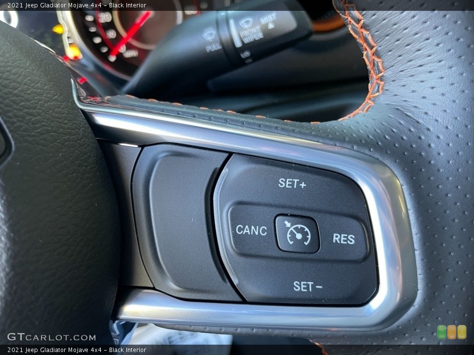 Black Interior Steering Wheel for the 2021 Jeep Gladiator Mojave 4x4 #140097549