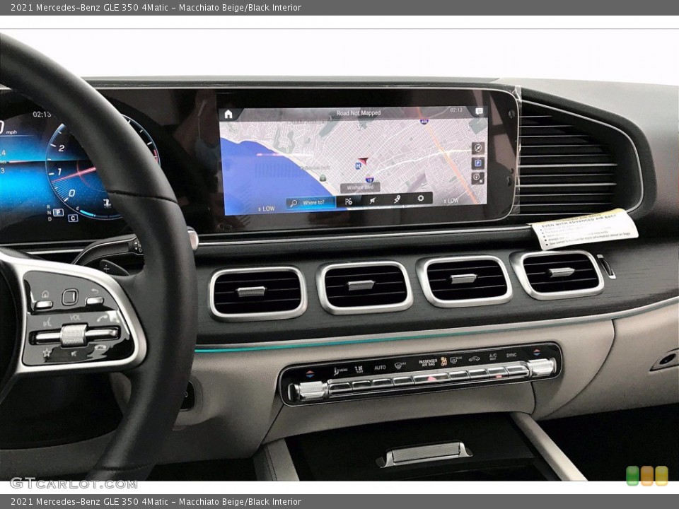 Macchiato Beige/Black Interior Navigation for the 2021 Mercedes-Benz GLE 350 4Matic #140097723