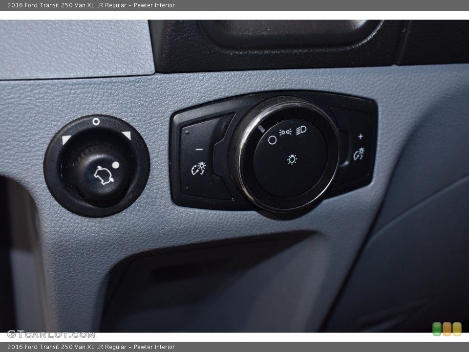 Pewter Interior Controls for the 2016 Ford Transit 250 Van XL LR Regular #140098125