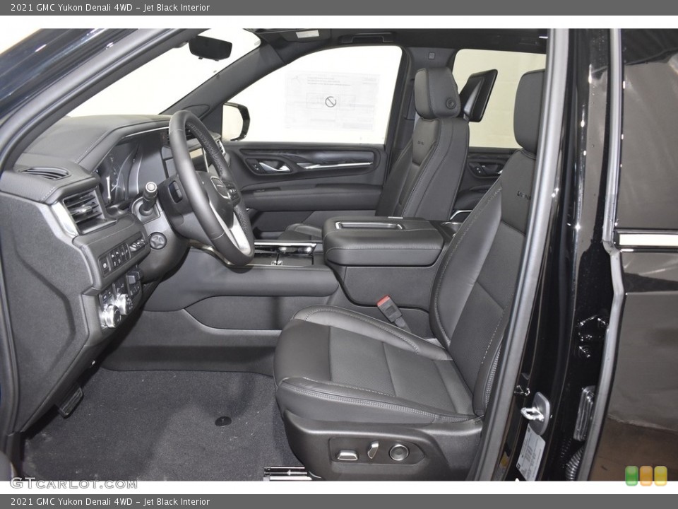 Jet Black Interior Front Seat for the 2021 GMC Yukon Denali 4WD #140098716