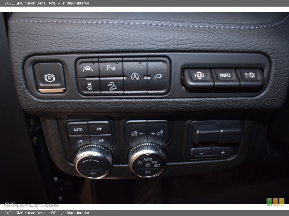 Jet Black Interior Controls for the 2021 GMC Yukon Denali 4WD #140098794