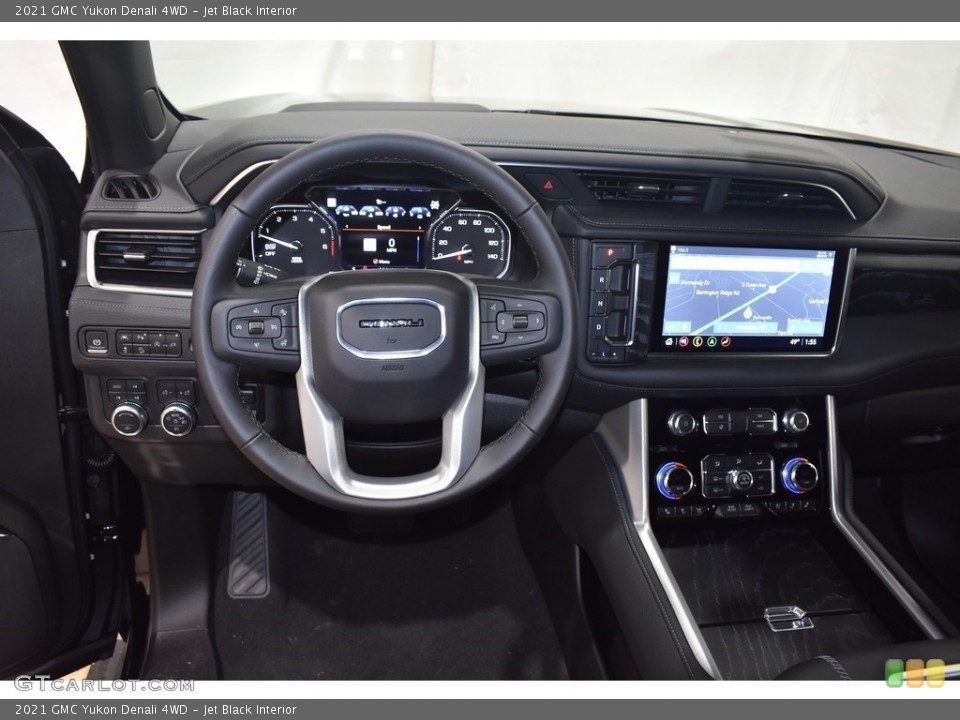 Jet Black Interior Dashboard for the 2021 GMC Yukon Denali 4WD #140098813