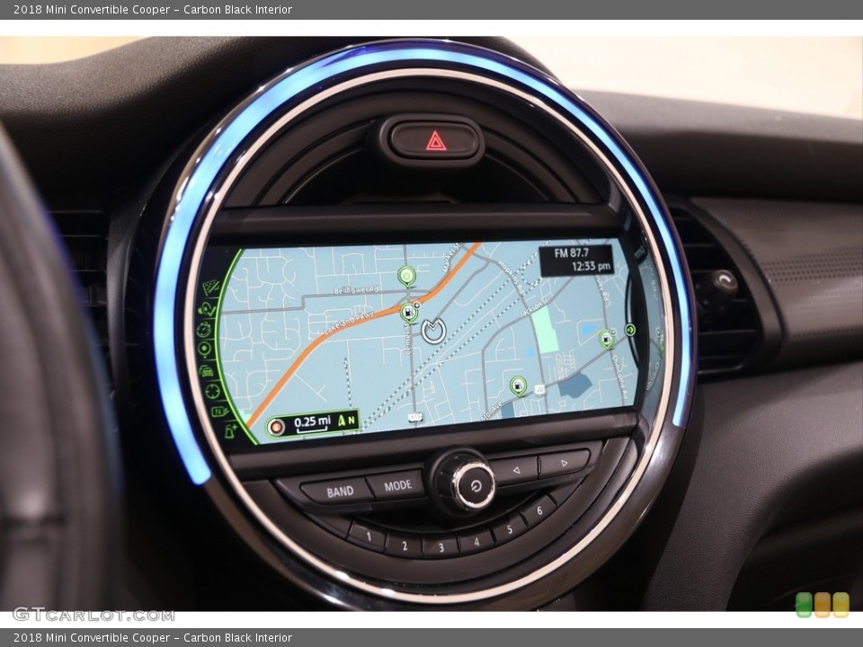 Carbon Black Interior Navigation for the 2018 Mini Convertible Cooper #140099013