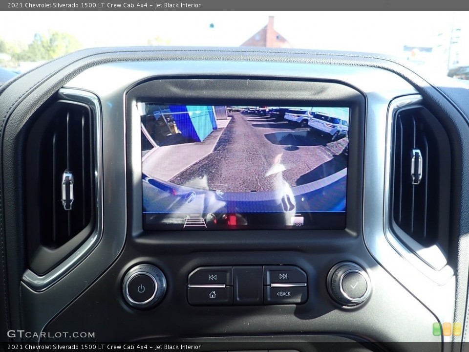 Jet Black Interior Controls for the 2021 Chevrolet Silverado 1500 LT Crew Cab 4x4 #140099970