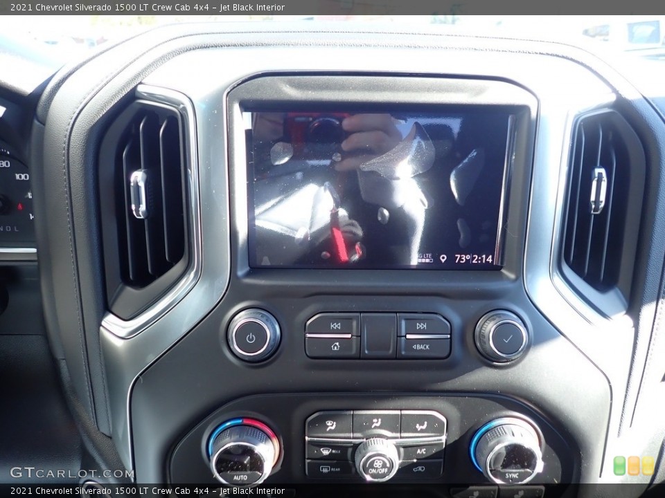 Jet Black Interior Controls for the 2021 Chevrolet Silverado 1500 LT Crew Cab 4x4 #140100498