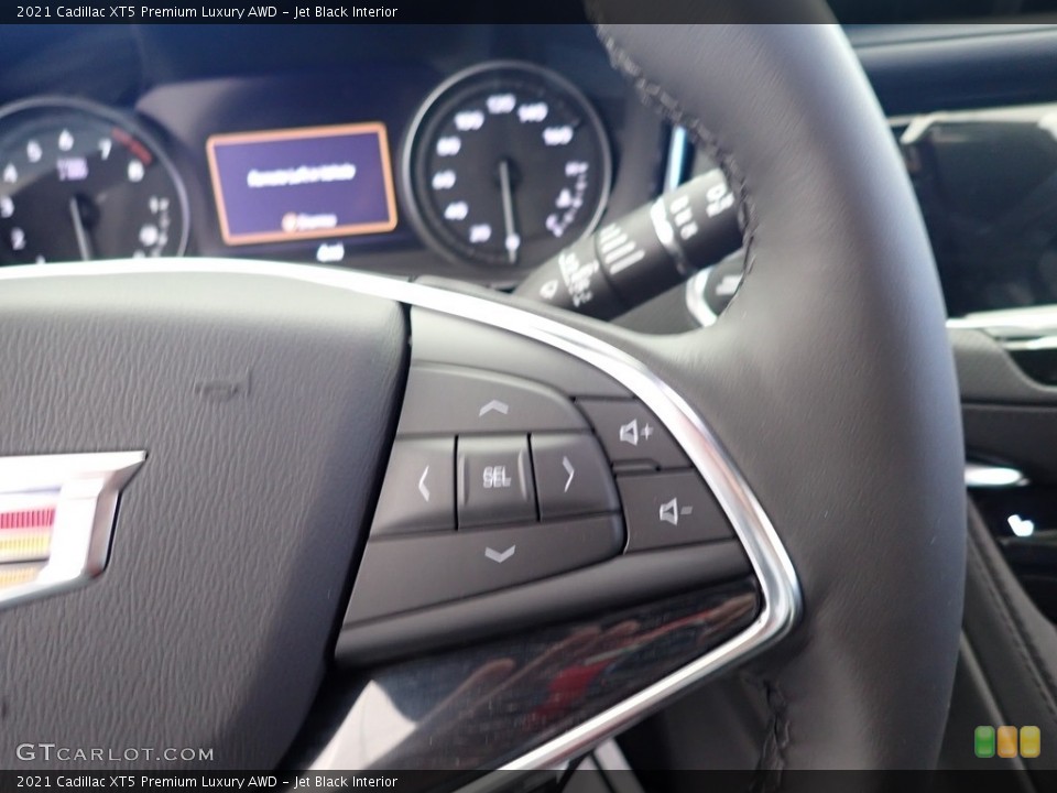 Jet Black Interior Steering Wheel for the 2021 Cadillac XT5 Premium Luxury AWD #140101003