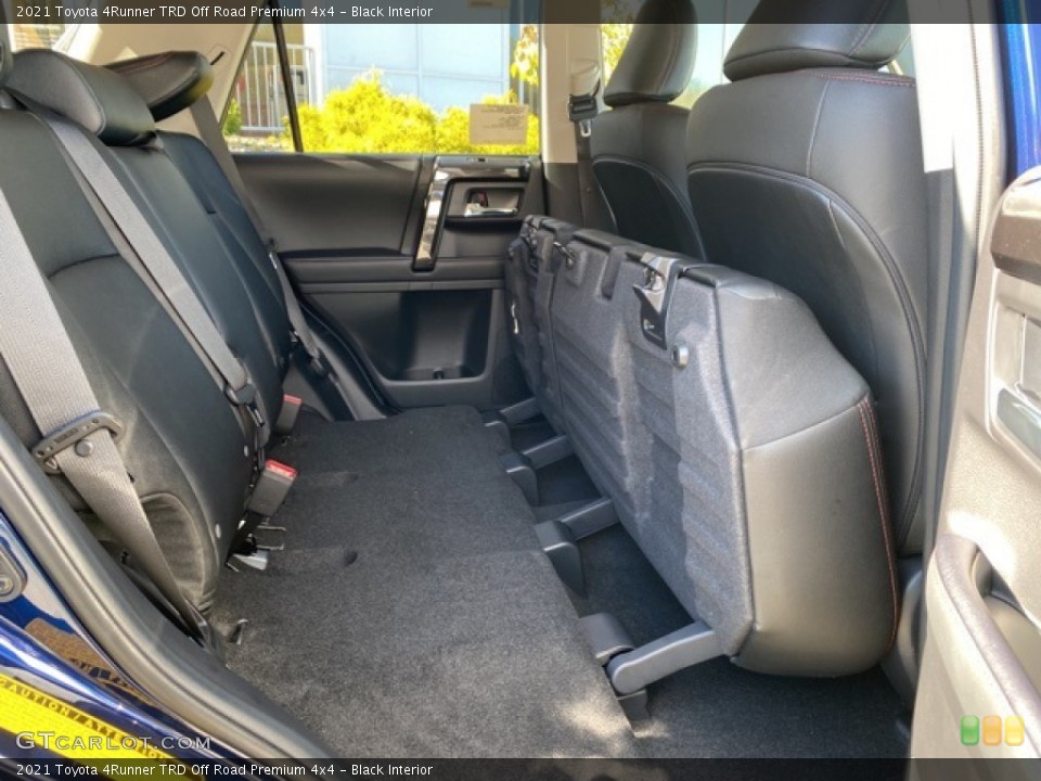 Black Interior Rear Seat for the 2021 Toyota 4Runner TRD Off Road Premium 4x4 #140102019