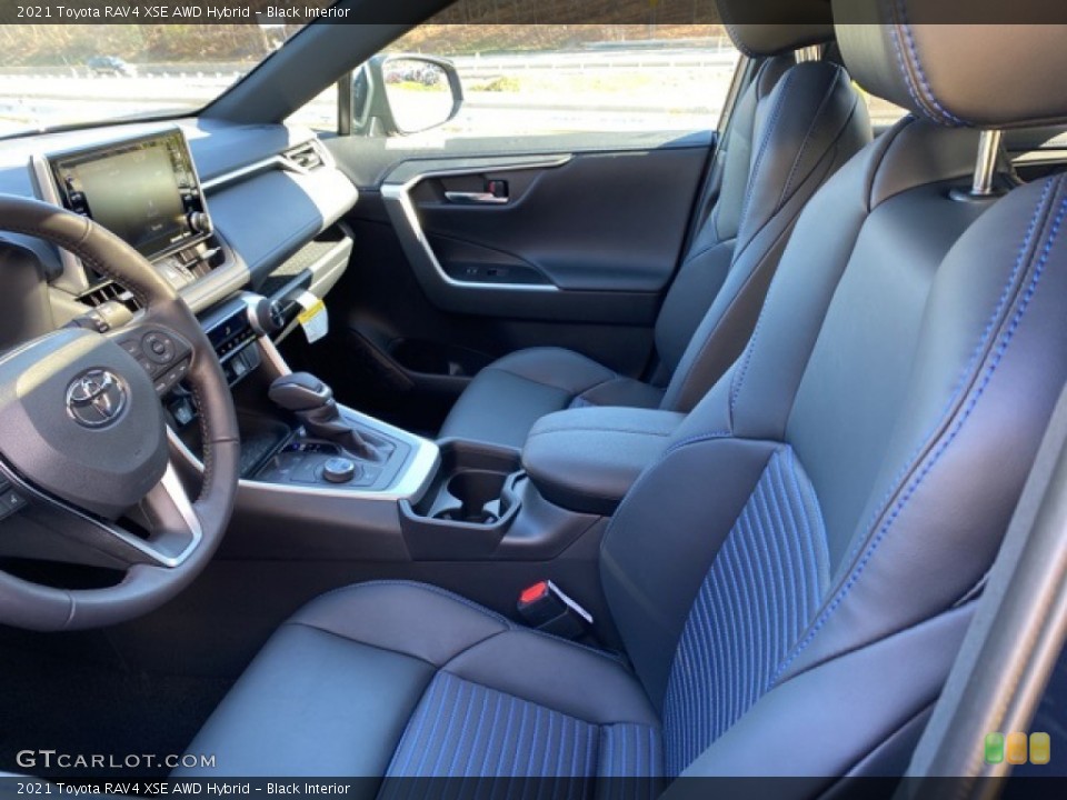 Black Interior Front Seat for the 2021 Toyota RAV4 XSE AWD Hybrid #140103873