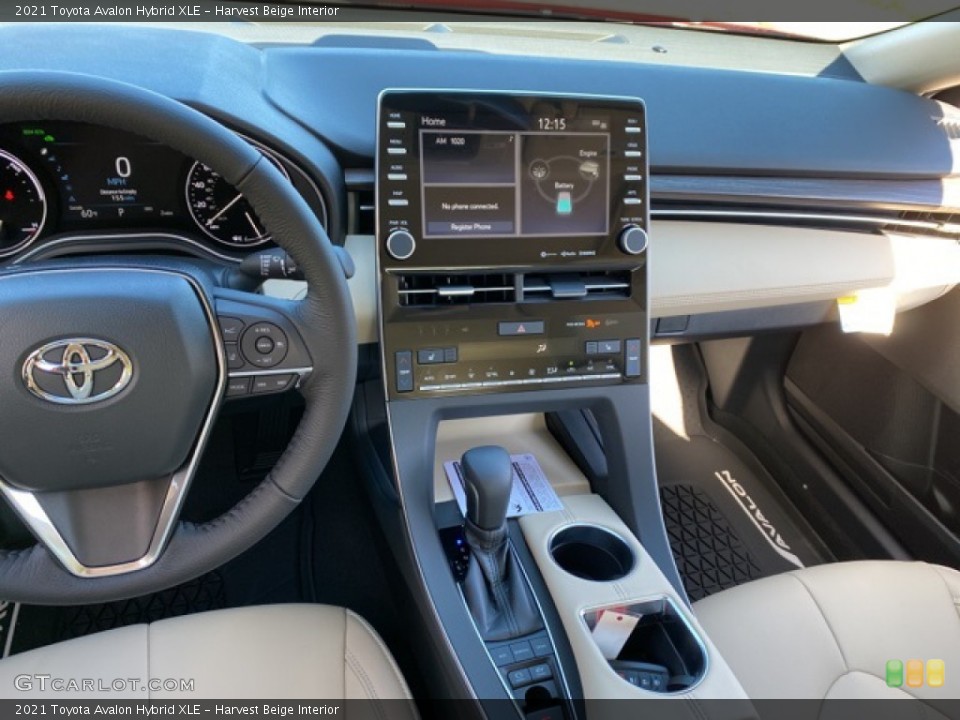 Harvest Beige Interior Dashboard for the 2021 Toyota Avalon Hybrid XLE #140104629
