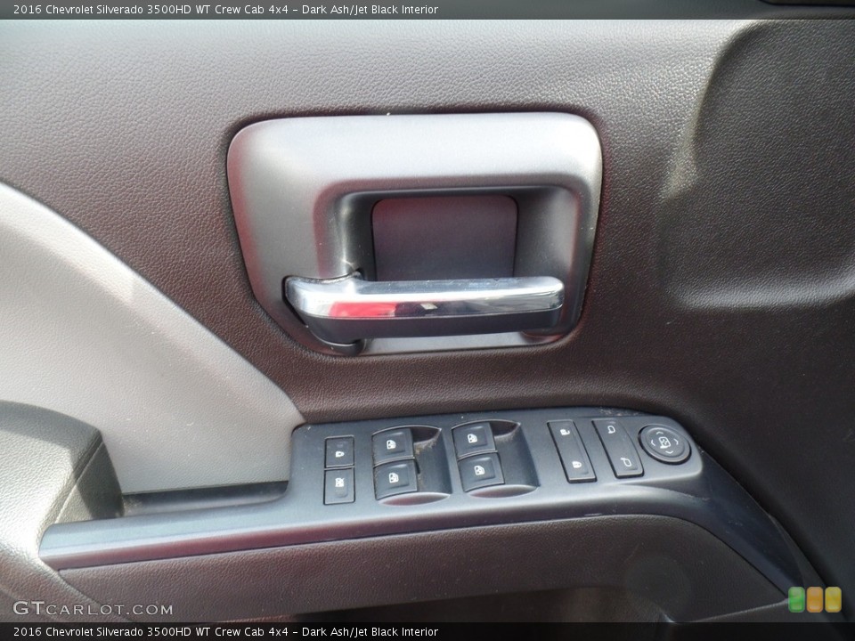 Dark Ash/Jet Black Interior Door Panel for the 2016 Chevrolet Silverado 3500HD WT Crew Cab 4x4 #140106562