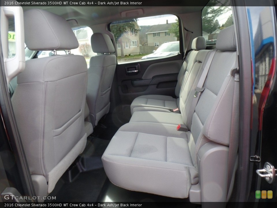Dark Ash/Jet Black Interior Rear Seat for the 2016 Chevrolet Silverado 3500HD WT Crew Cab 4x4 #140107006