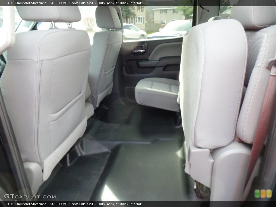Dark Ash/Jet Black Interior Rear Seat for the 2016 Chevrolet Silverado 3500HD WT Crew Cab 4x4 #140107021
