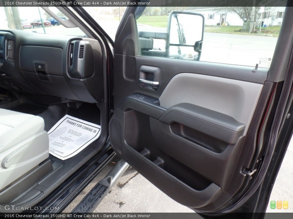 Dark Ash/Jet Black Interior Door Panel for the 2016 Chevrolet Silverado 3500HD WT Crew Cab 4x4 #140107099