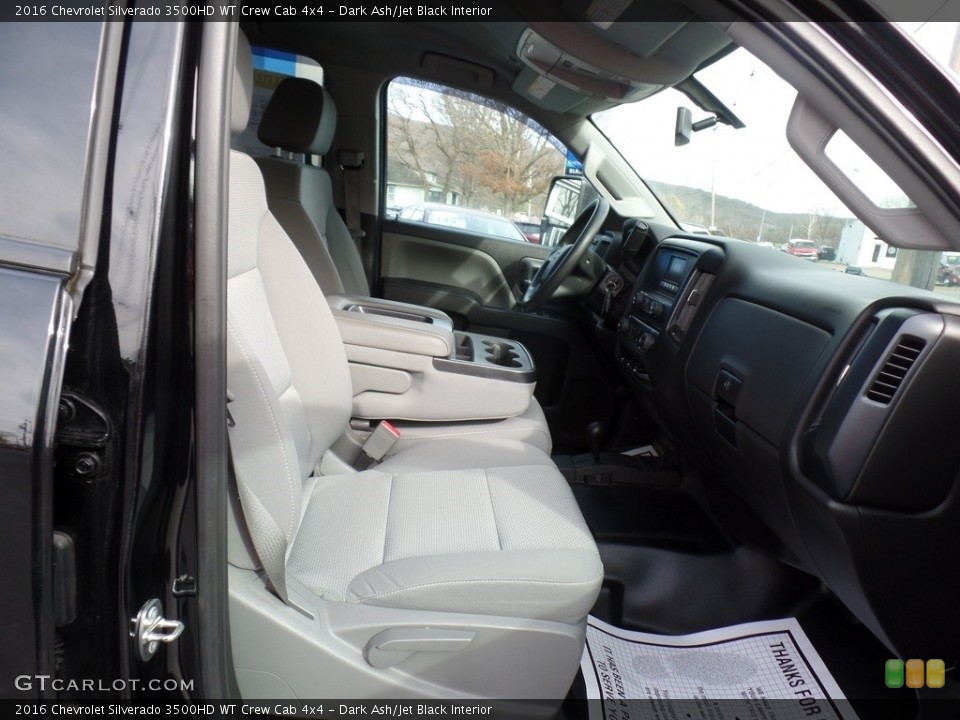 Dark Ash/Jet Black Interior Front Seat for the 2016 Chevrolet Silverado 3500HD WT Crew Cab 4x4 #140107123
