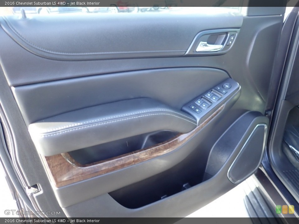 Jet Black Interior Door Panel for the 2016 Chevrolet Suburban LS 4WD #140107576