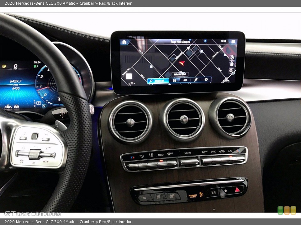 Cranberry Red/Black Interior Controls for the 2020 Mercedes-Benz GLC 300 4Matic #140108713