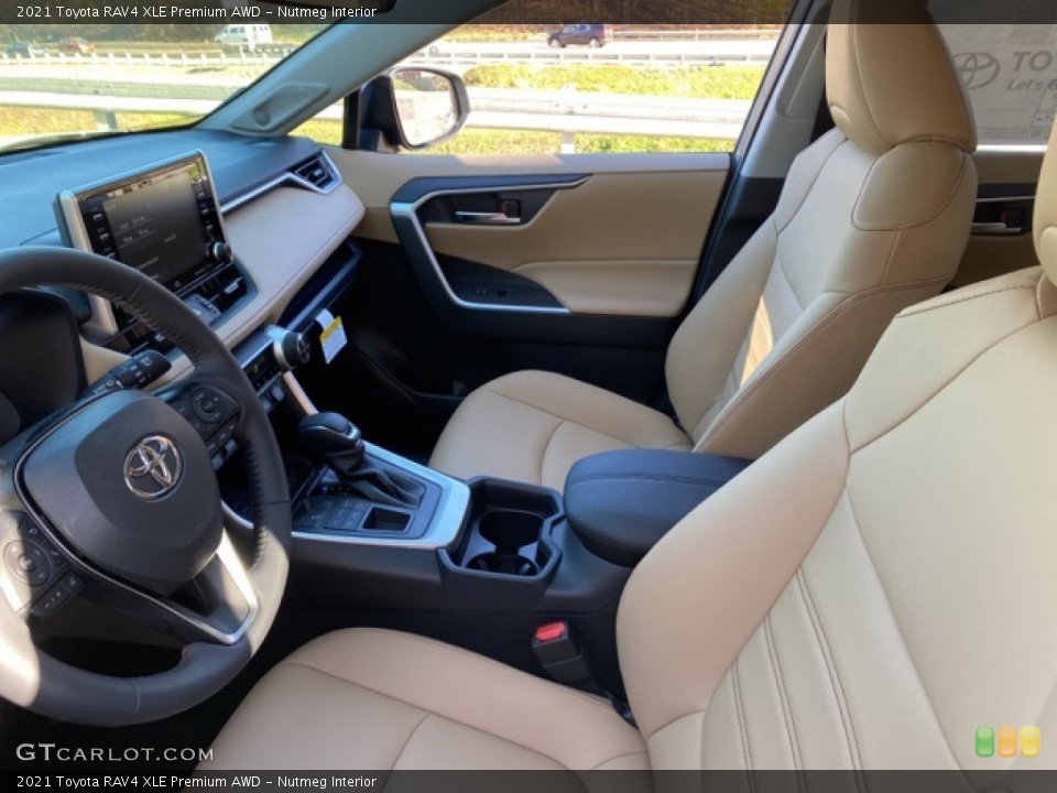 Nutmeg Interior Front Seat for the 2021 Toyota RAV4 XLE Premium AWD #140109256