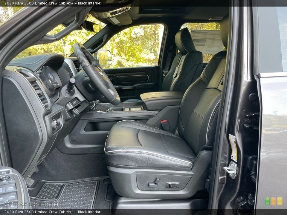 Black Interior Photo for the 2020 Ram 2500 Limited Crew Cab 4x4 #140109277